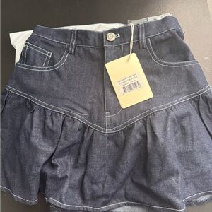 Peppermayo Dark Denim Skirt